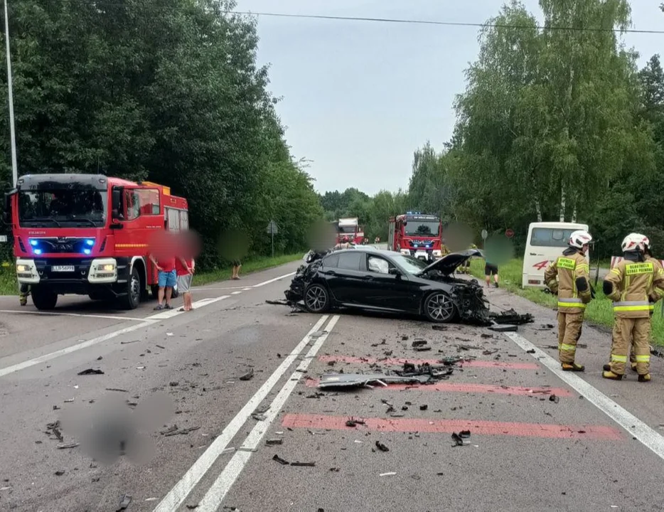 Powiat lubartowski: Pięć samochodów zderzyło się w Wandzinie. Policja podała wstępne ustalenia - Zdjęcie główne