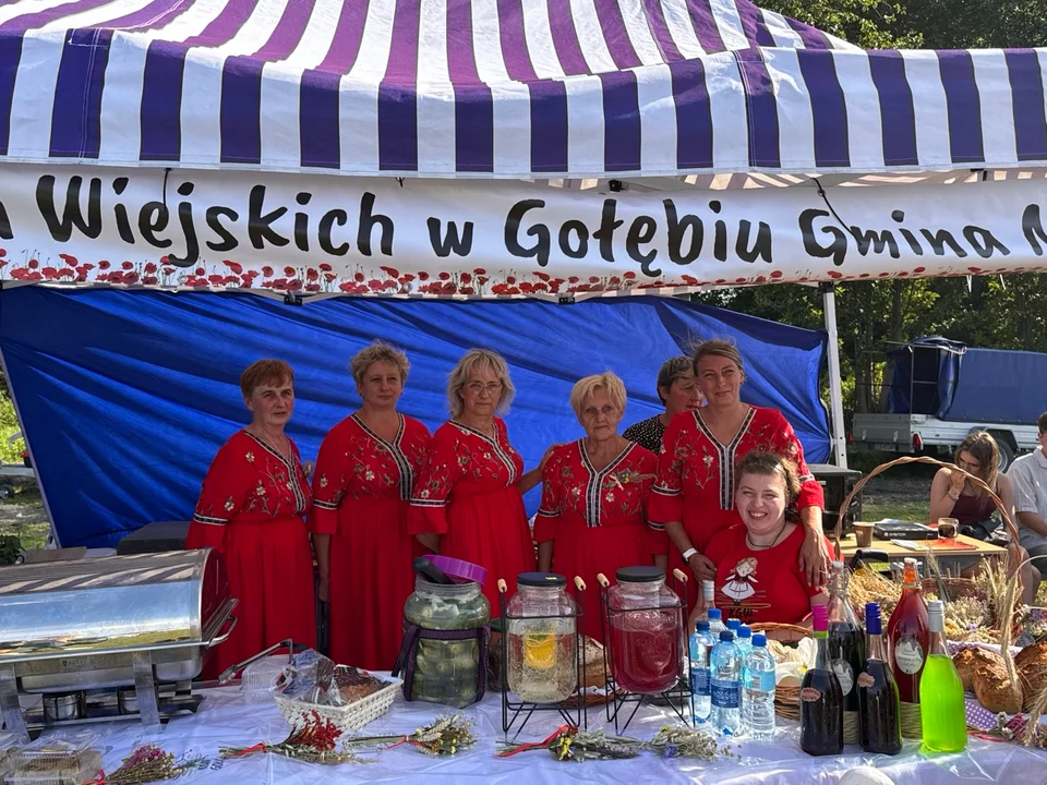 Dożynki gminno-parafialne w Michowie: barwne stoiska kół gospodyń wiejskich - Zdjęcie główne