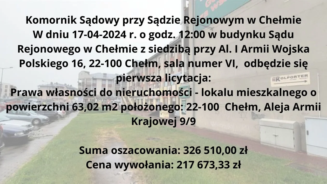 Licytacje nieruchomości