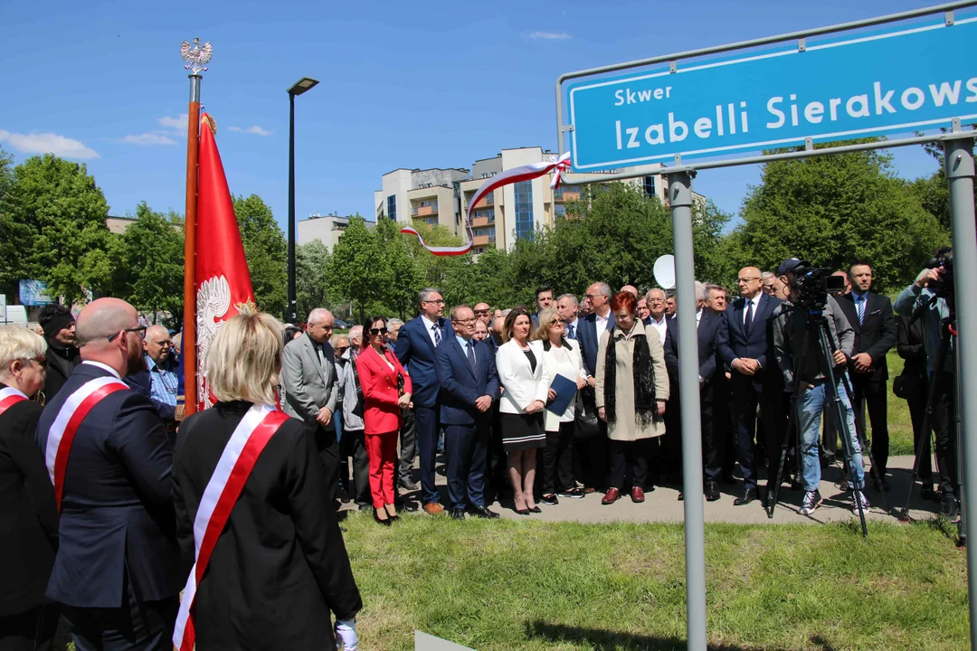 Otwarcie skweru im. Izabelli Sierakowskiej w Lublinie