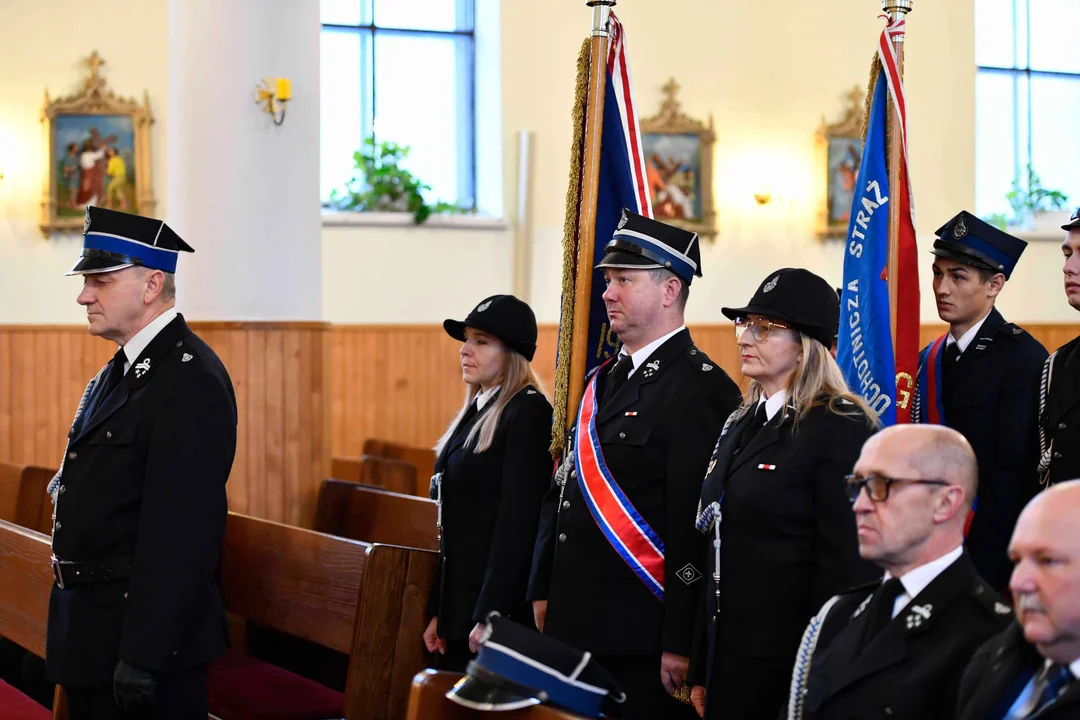 Zarzec Łukowski Msza Św. w intencji zmarłych strażaków z gminy Łuków