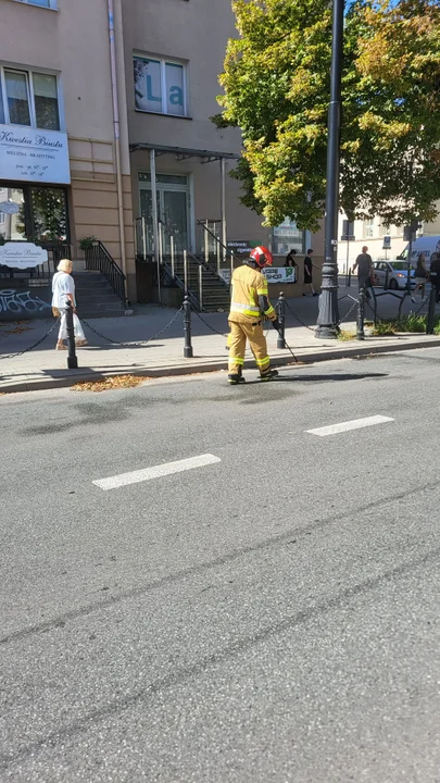 Dwie osobówki zderzyły się centrum Lublina. Jedna osoba ranna