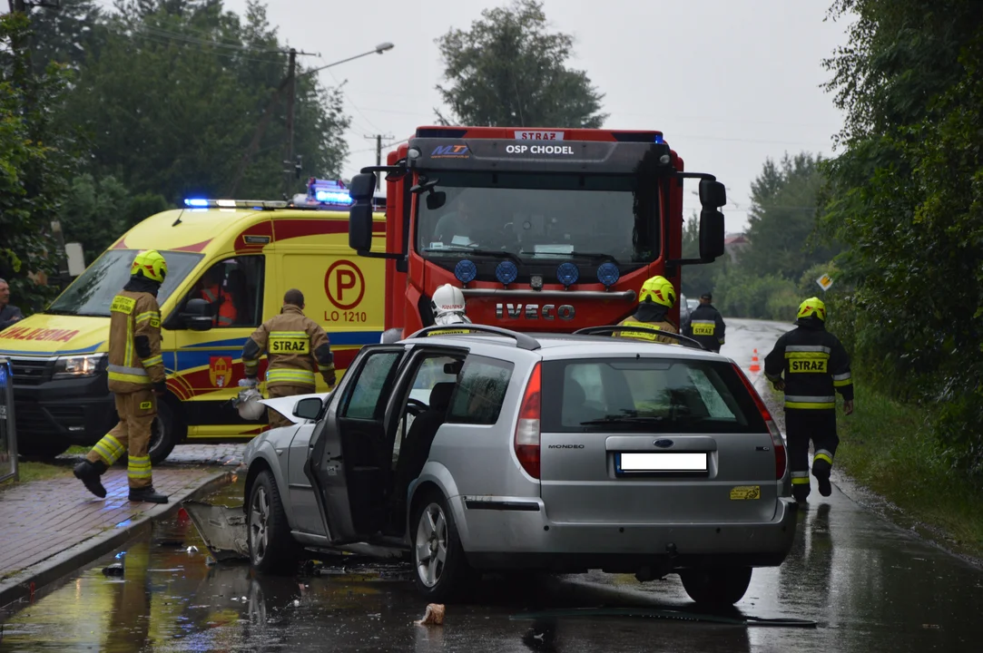 Wypadek drogowy w Ratoszynie Pierwszym