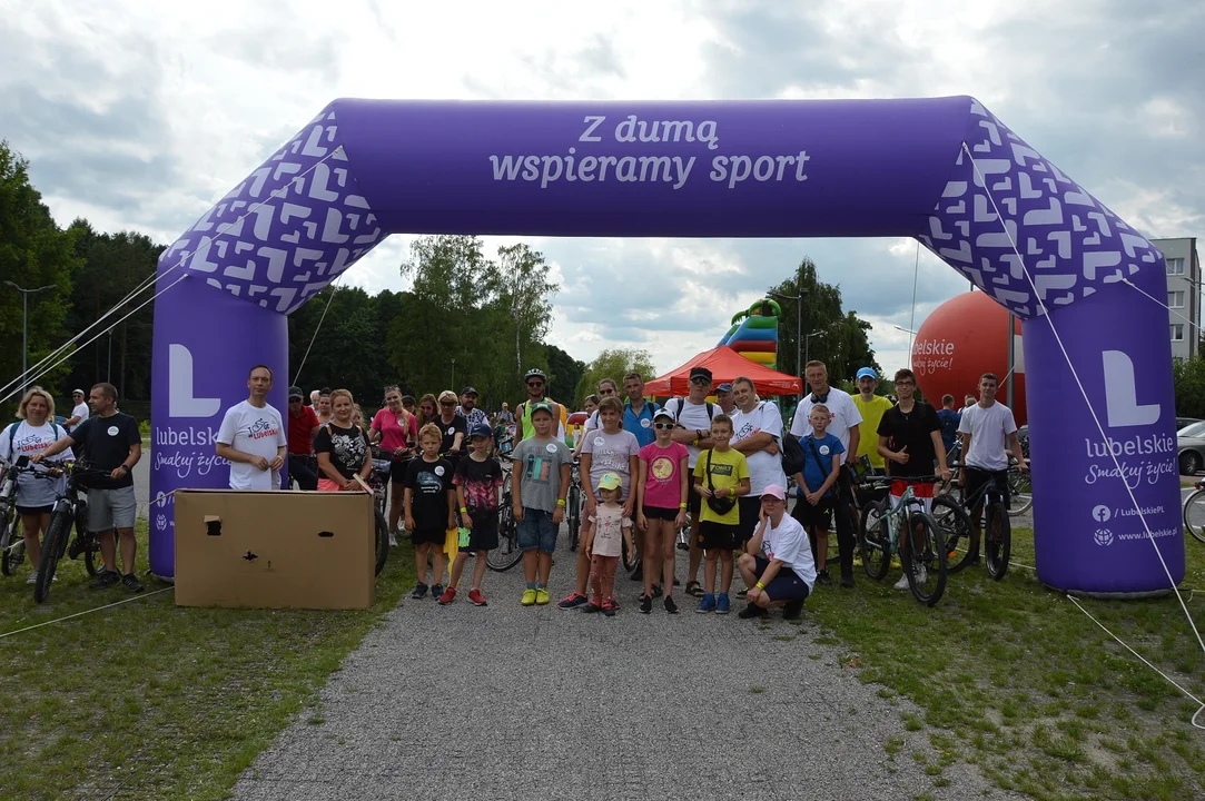 Rajd rowerowy Tour de Lubelskie w Poniatowej