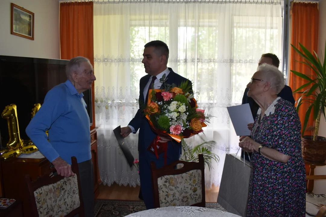 100. urodziny Gustawa Kowalskiego z Puław