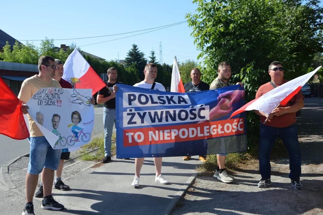 Protest rolników w Opolu Lubelskim