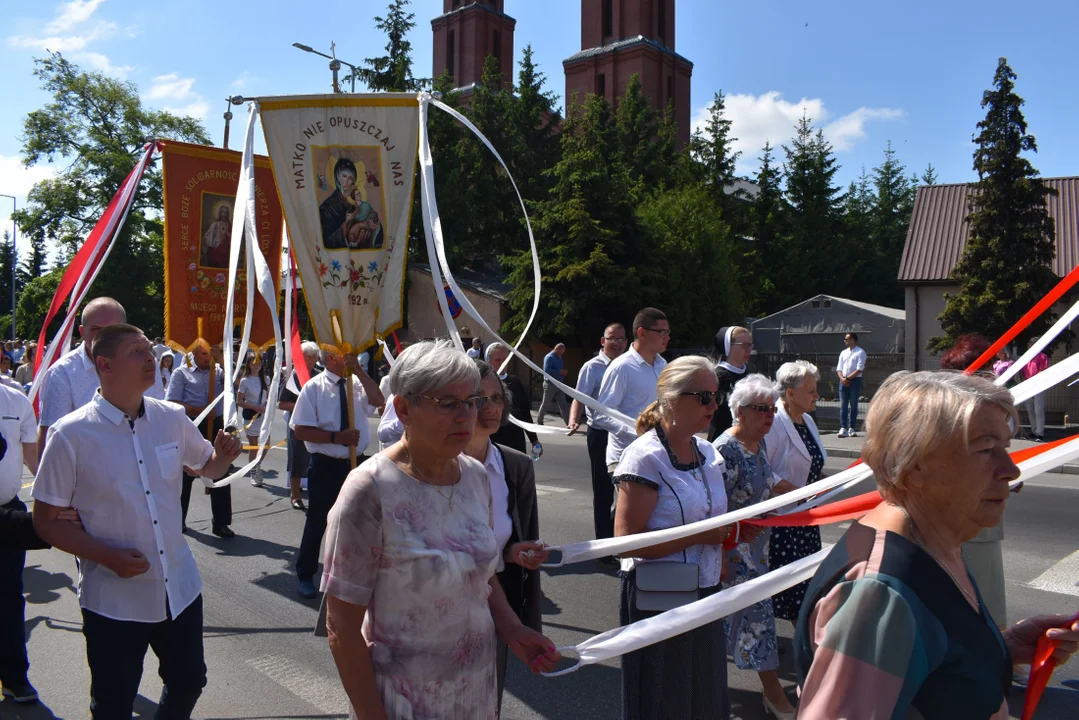 Święto Bożego Ciała w parafii Matki Kościoła w Łukowie