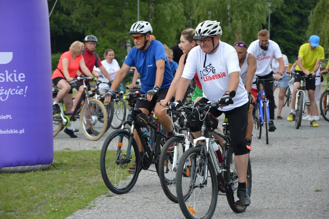 Rajd rowerowy Tour de Lubelskie w Poniatowej