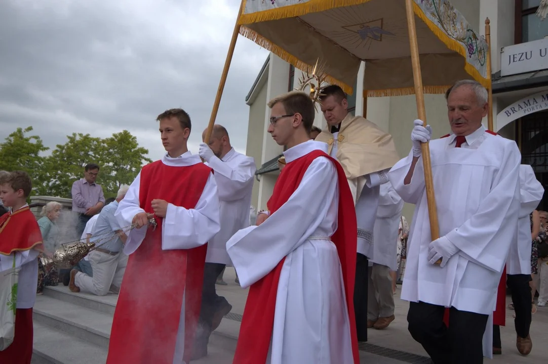 Procesja  Bożego Ciała w Puławach