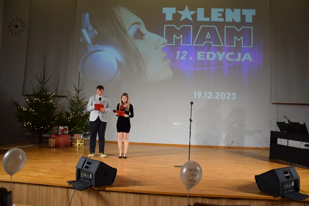 12. Edycja konkursu "TALENT MAM" w I LO im. T. Kościuszki w Łukowie.