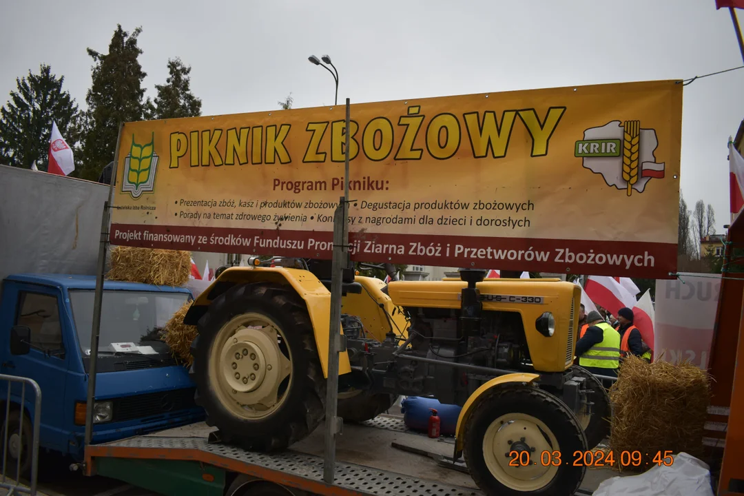 Protest rolników. Przemarsz w Lublinie