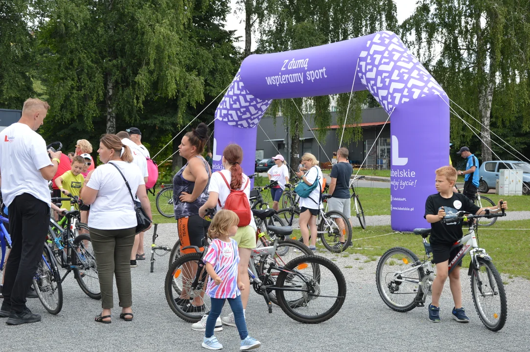 Rajd rowerowy Tour de Lubelskie w Poniatowej