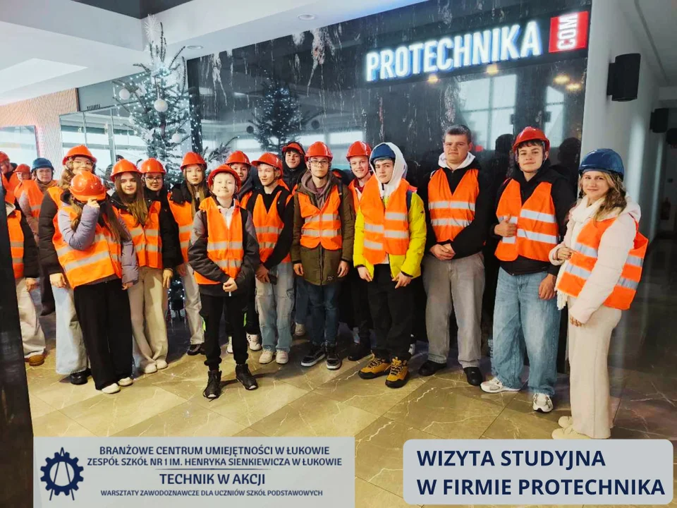 Warsztaty „Technik w Akcji” – wizyta uczniów z Jarczewa, Oszczepalina i Łukowa w Branżowym Centrum Umiejętności i ZS Nr 1 w Łukowie - Zdjęcie główne