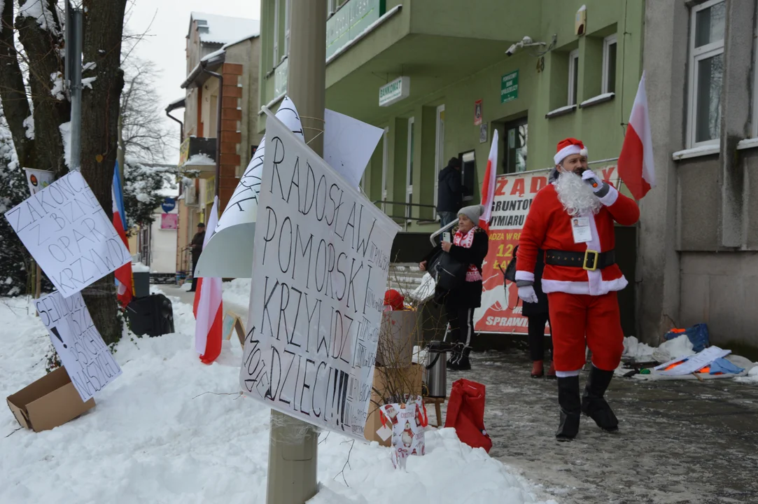 Protest przed Sądem Rejonowym w Opolu Lubelskim