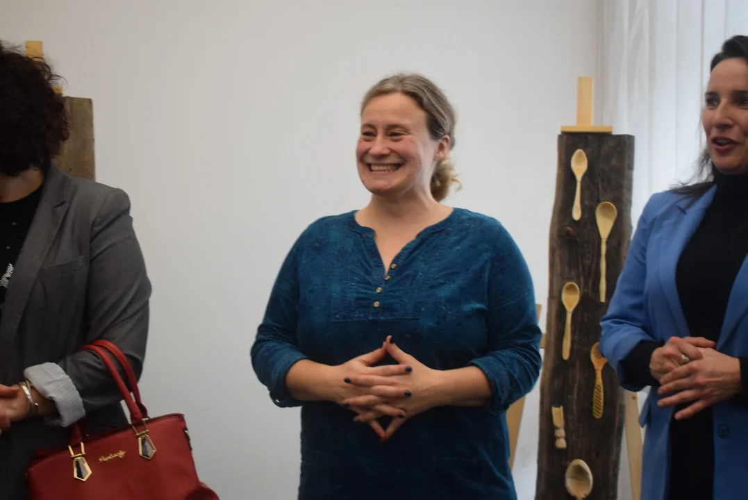 Wystawa rzeźbionych łyżek w Lubartowskim Ośrodku Kultury