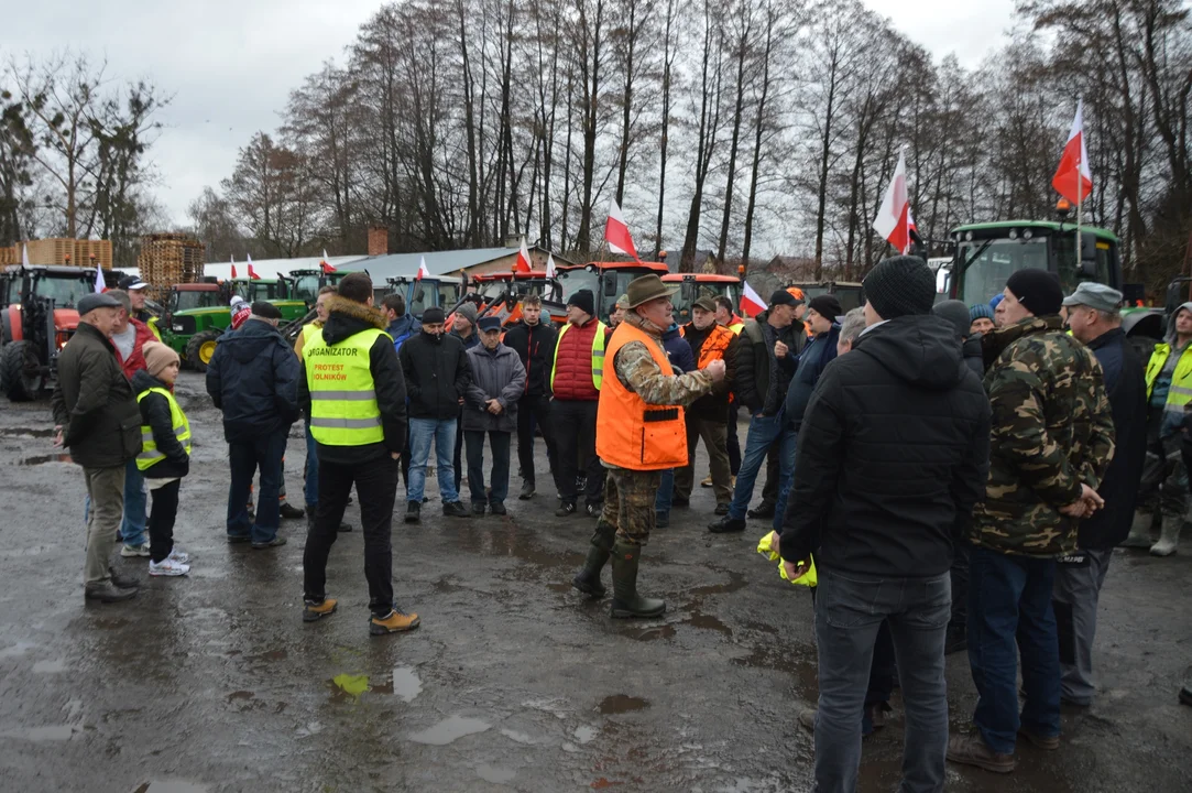 Protest rolników w Żyrzynie