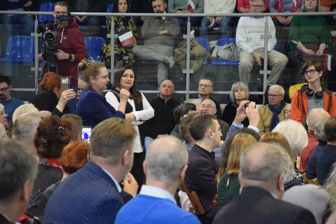 Donald Tusk i Rafał Trzaskowski w Białej Podlaskiej