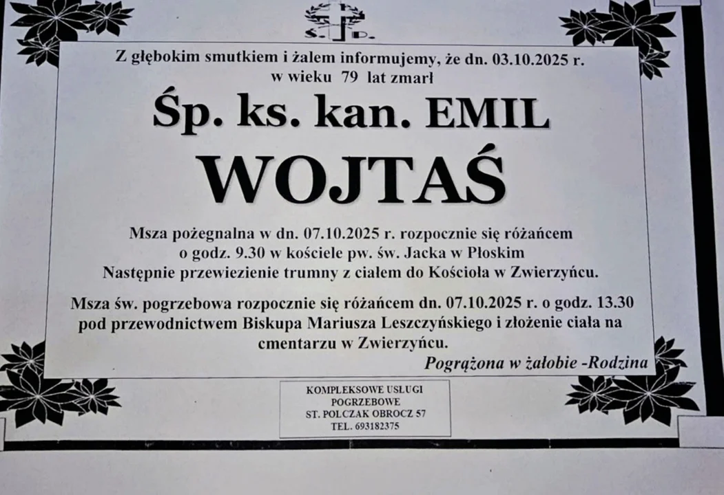 Pogrzeb księdza Zwierzyniec