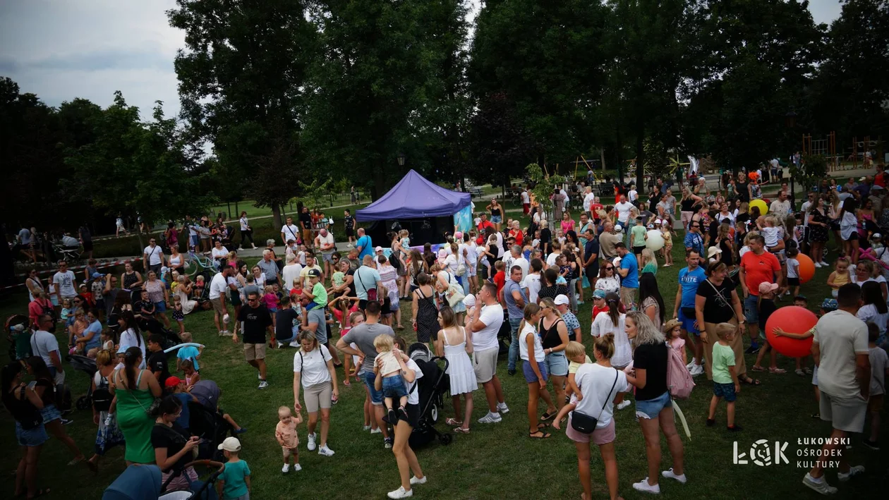 Festiwal Balonów, Baniek Mydlanych i Kolorów w Parku Miejskim w Łukowie