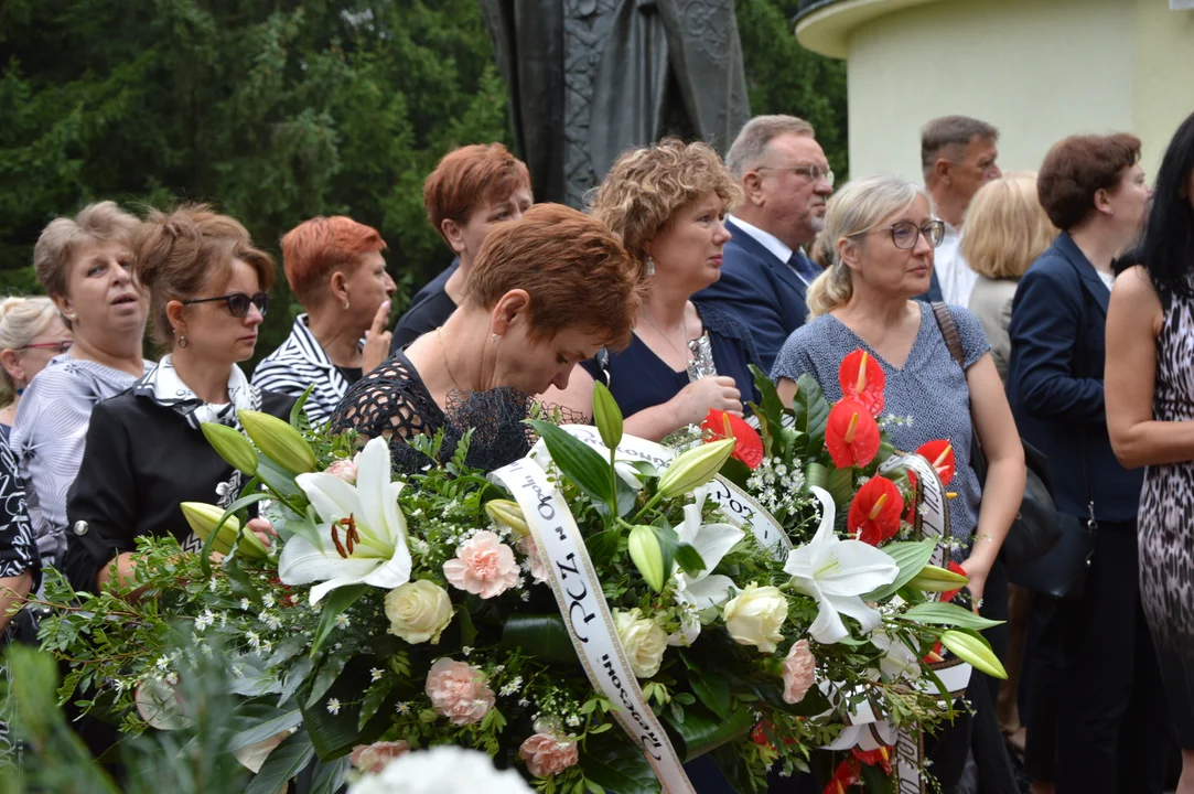 Uroczystości pogrzebowe Gabrieloa Maja, prezesa Powiatowego Centrum Zdrowia w Opolu Lubelskim