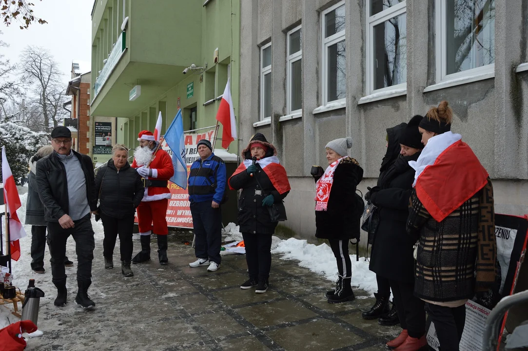 Protest przed Sądem Rejonowym w Opolu Lubelskim