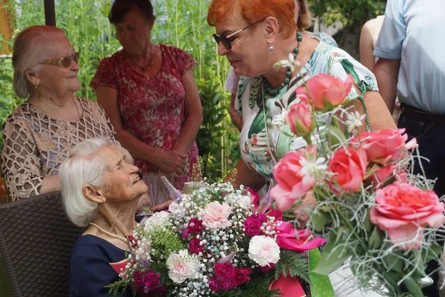 100 - lecie urodzin mieszkanki gminy Nałęczów