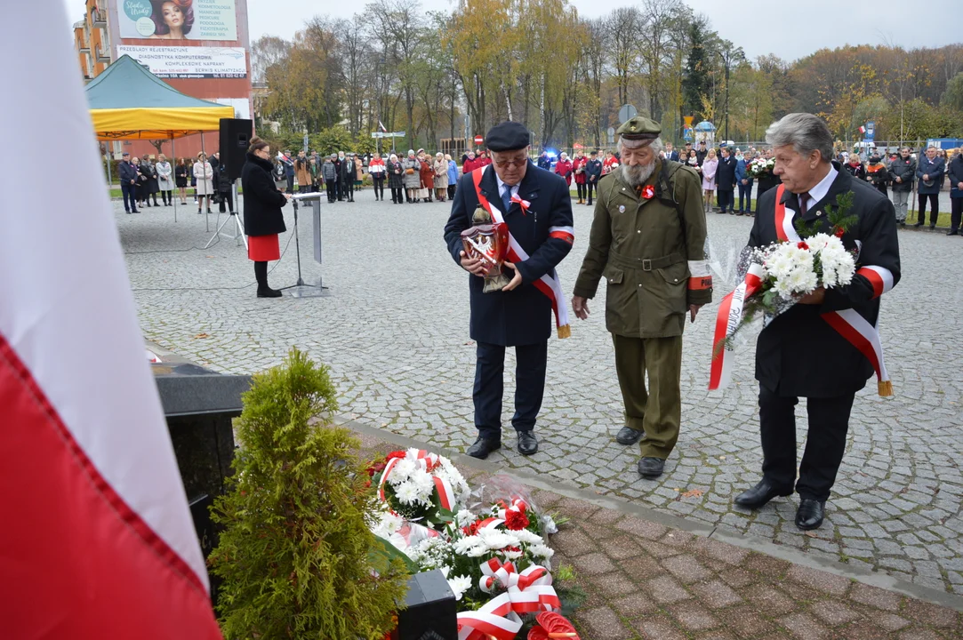 Obchody 105. rocznicy odzyskania niepodległości w Poniatowej