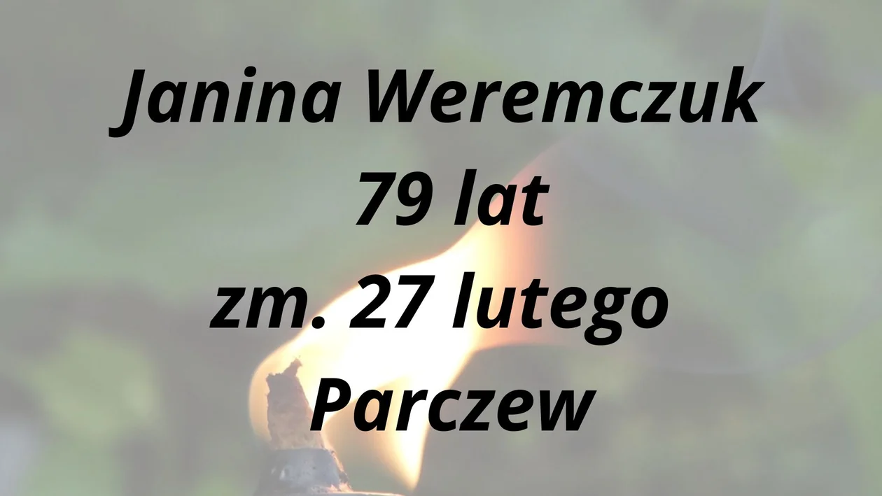 Nekrologi z Parczewa ( 27.02 - 06.03)