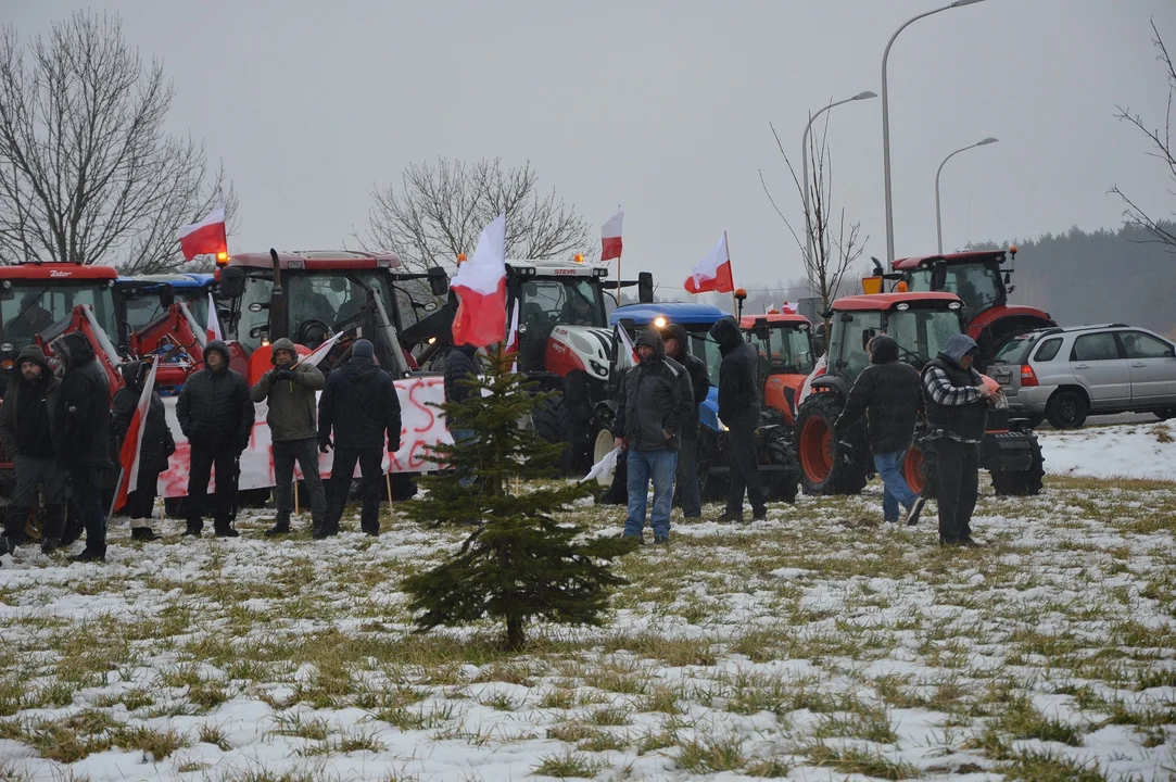 Protest rolników w Chodlu