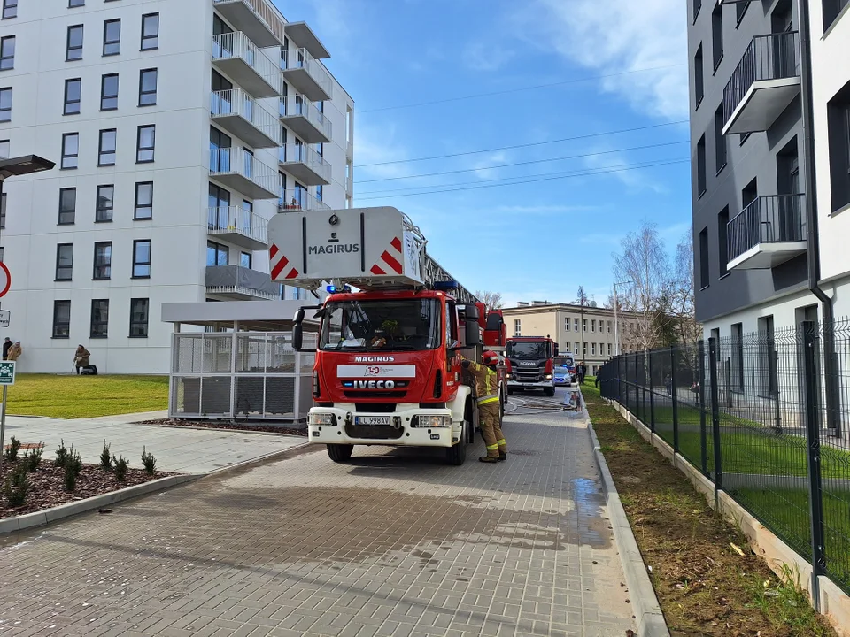 Lublin: Pożar bloku przy ul. Garbarskiej. Policja zatrzymała 28-latlka