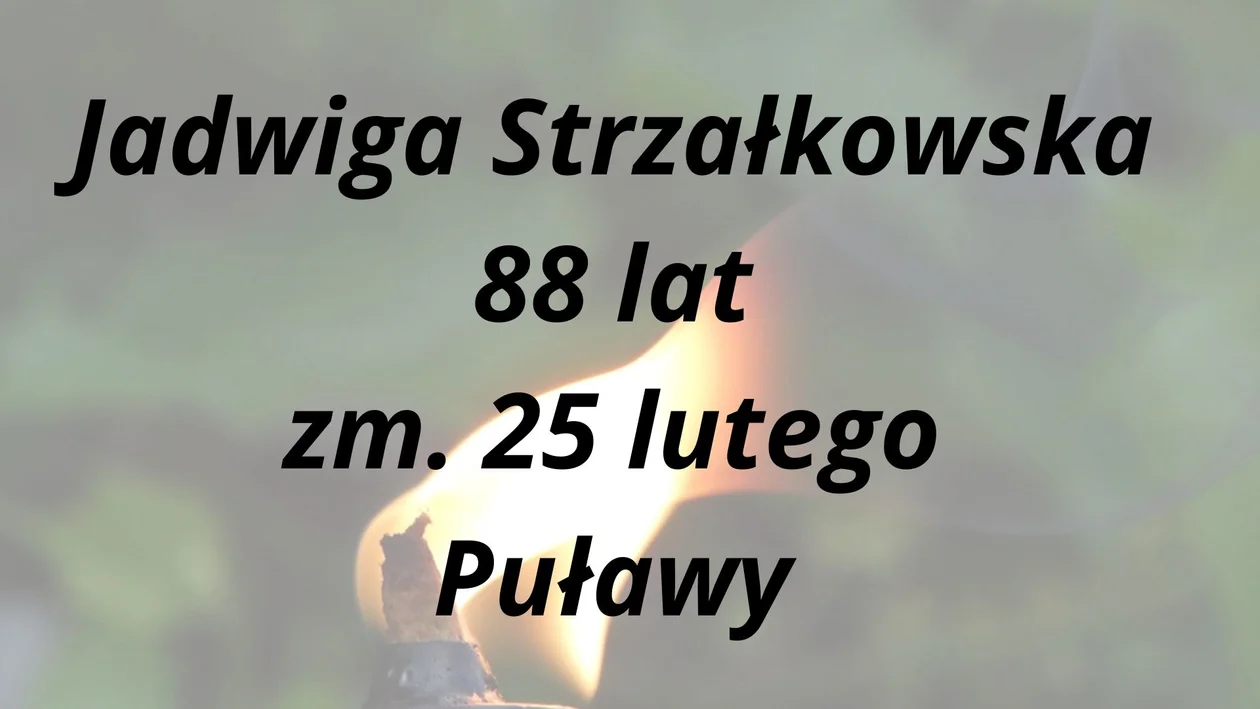 Nekrologi z Puław ( 25.02 - 06.03)