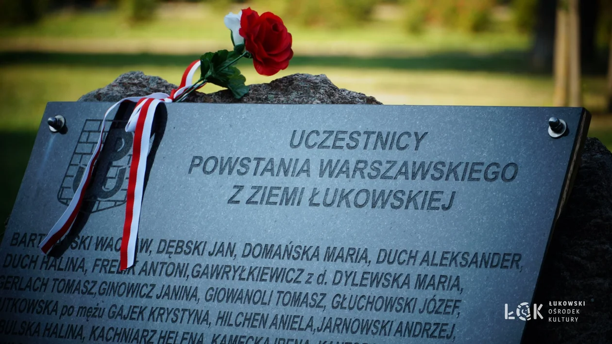 Łukowskie obchody 80 rocznicy wybuchu Powstania Warszawskiego