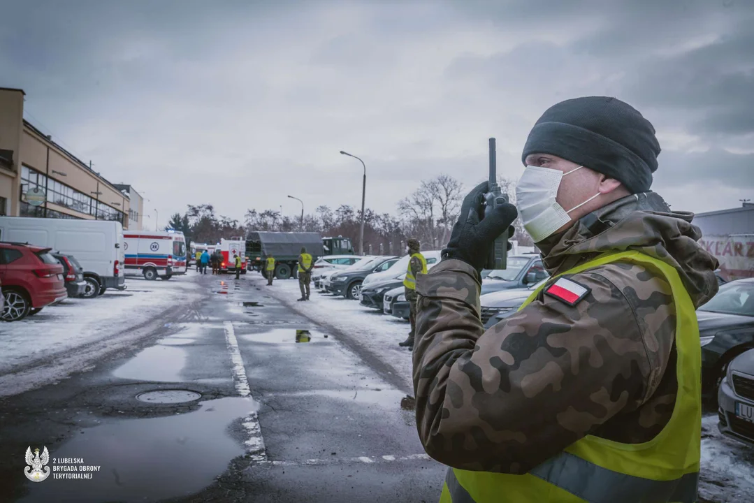 Lubelscy terytorialsi ćwiczyli na wypadek pojawienia się ogniska ptasiej grypy