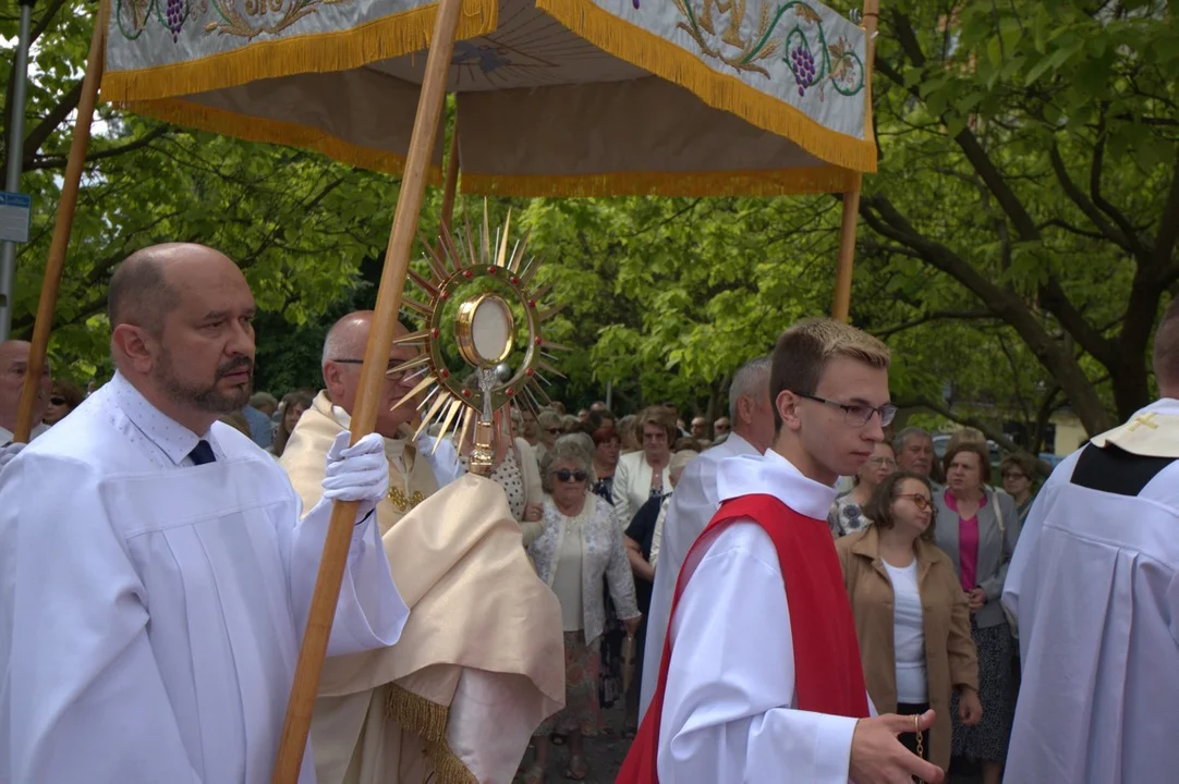 Procesja  Bożego Ciała w Puławach