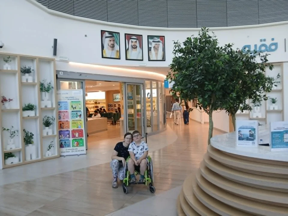 Adaś Iwanejko w Dubaju