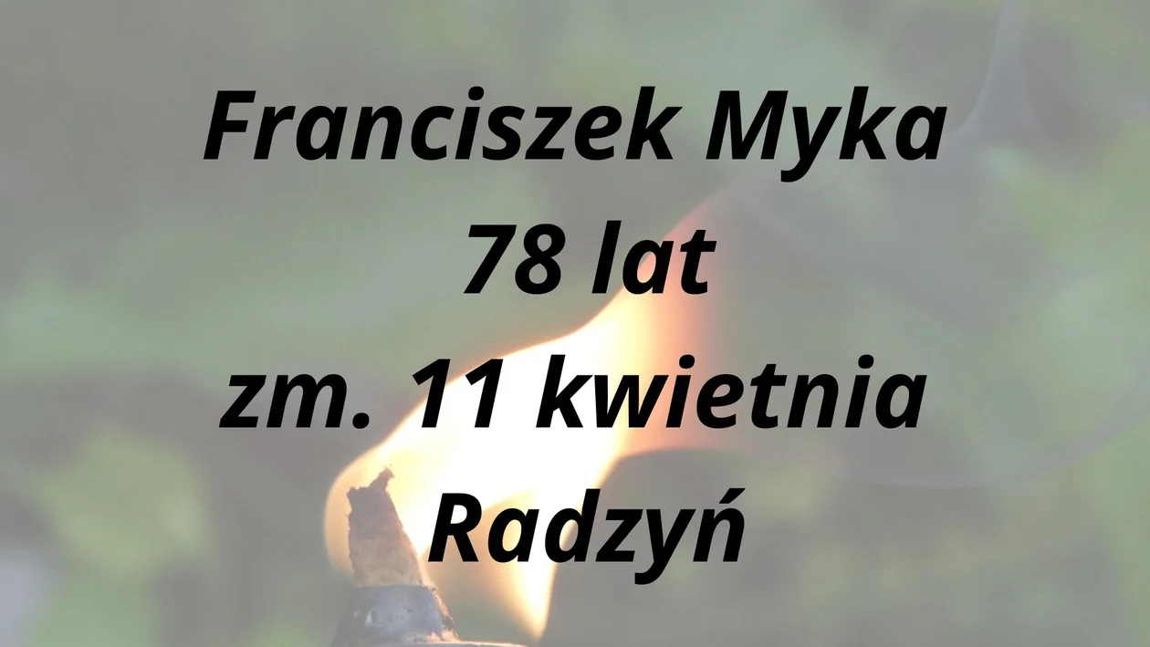 Nekrologi Radzyń