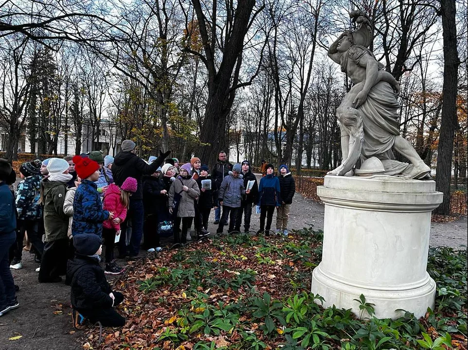 Uczniowie SP nr 2 w Łukowie na wycieczce szkolnej w Warszawie