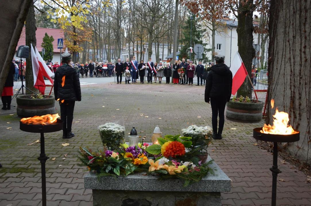 Obchody 105. rocznicy odzyskania niepodległości w Poniatowej