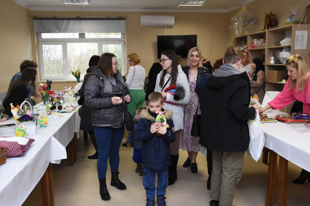 Piękne ozdoby wielkanocne na kiermaszu w Anielinie