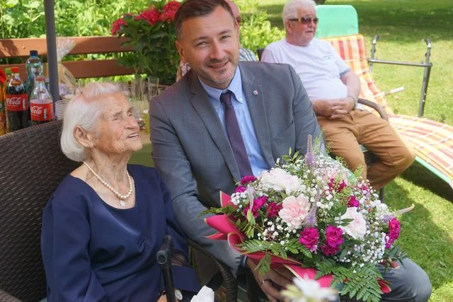 100 - lecie urodzin mieszkanki gminy Nałęczów