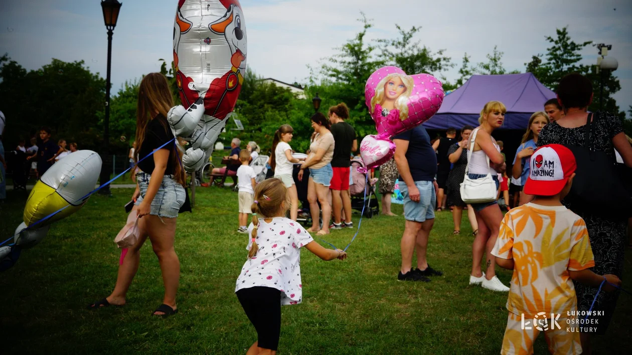 Festiwal Balonów, Baniek Mydlanych i Kolorów w Parku Miejskim w Łukowie