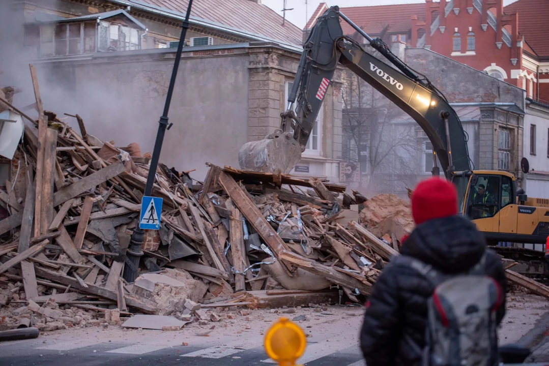 Lublin: Katastrofa budowlana przy ul. Bernardyńskiej