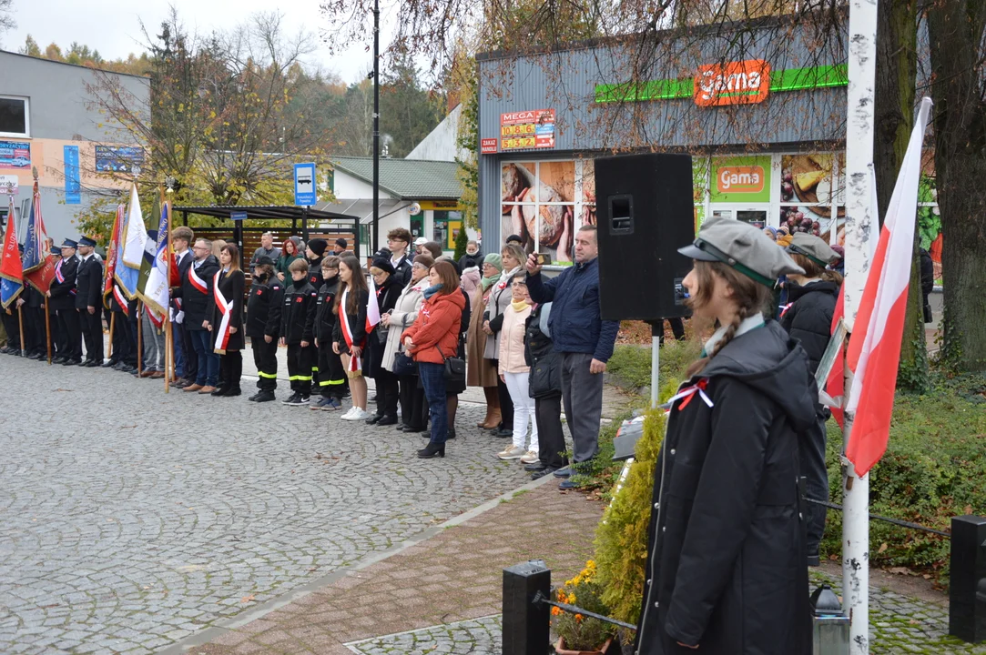 Obchody 105. rocznicy odzyskania niepodległości w Poniatowej