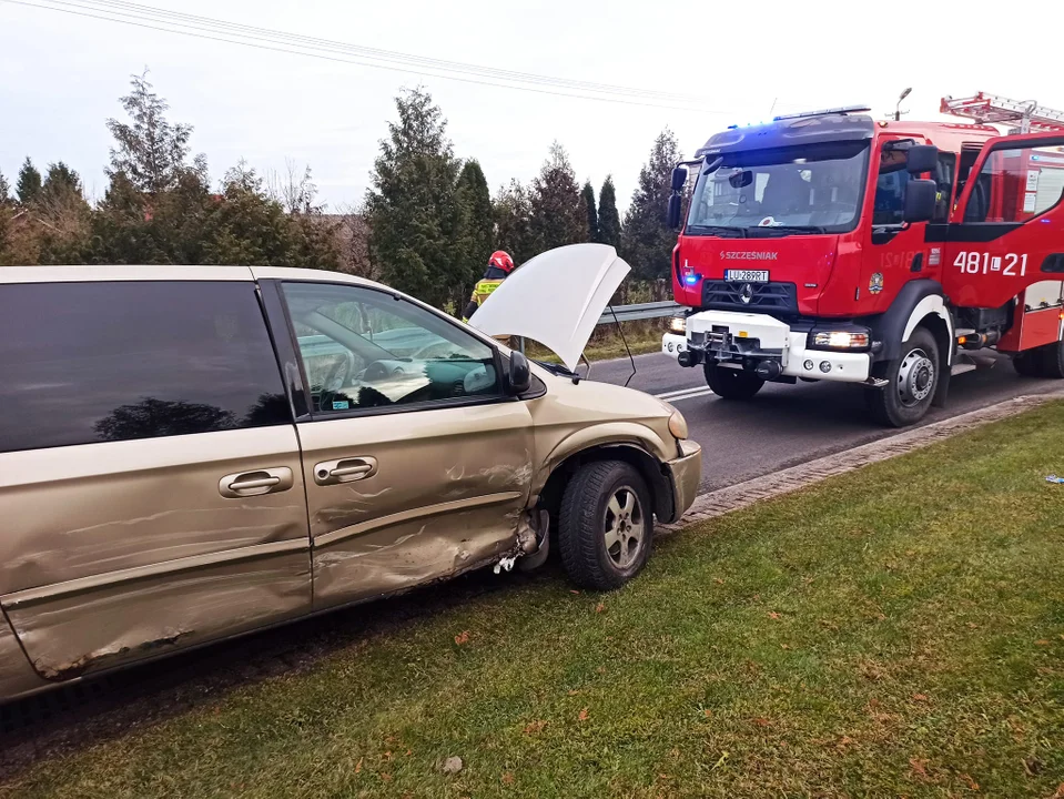 Wypadek w Łaziskach (19 grudnia 2023 r.)