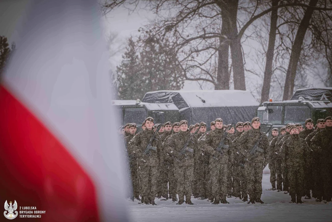 Lublin: Brygada terytorialsów powiększyła się o blisko 140 osób. Żołnierze złożyli już przysięgę wojskową