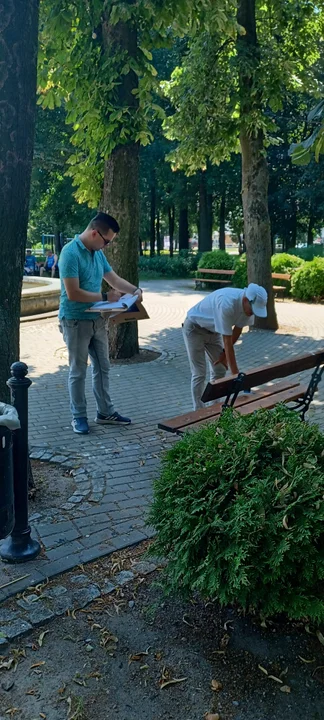 Rekordowe upały w Łukowie. Prawie 70 st. C przy strefie Work Out na bulwarze