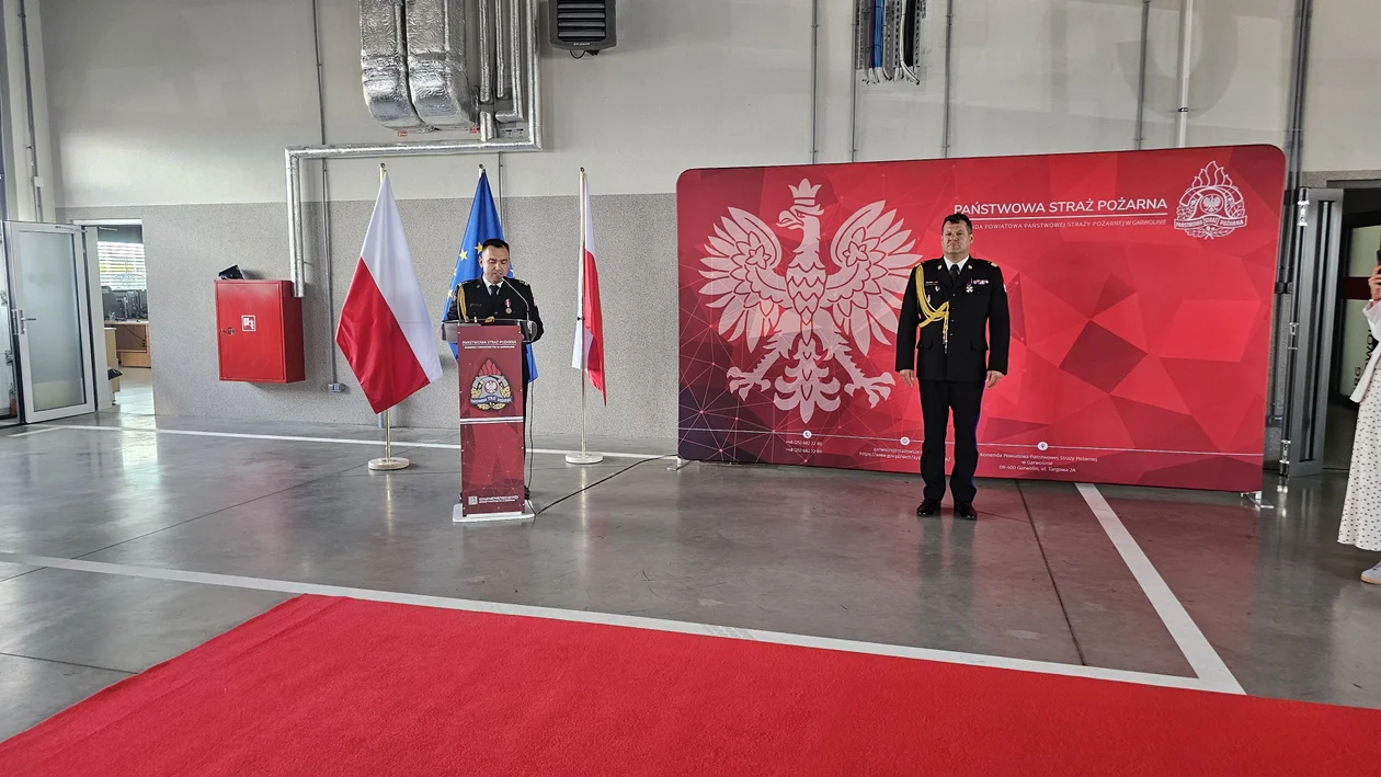 Nowy rozdział w garwolińskiej straży. Uroczyście powitano nowego komendanta