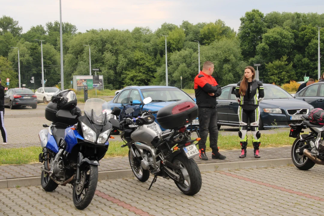 Przyjaciele uczcili pamięć zmarłej motocyklistki