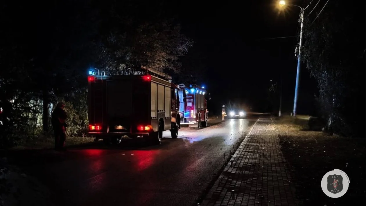 Powiat parczewski: Pożar w domowej kotłowni i wyciek gazu w szkole. Strażacy w akcji
