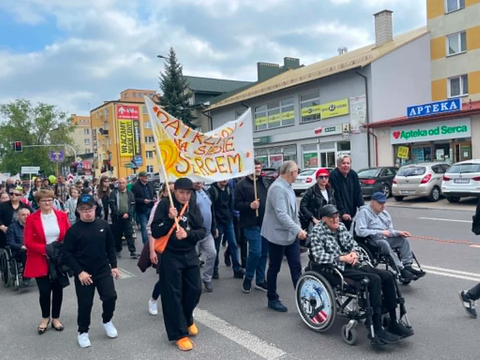 Marsz  Osób z Niepełnosprawnością Intelektualną w Biłgoraju